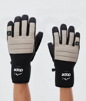 Beige Women's Dope Ace Snowboard Gloves | India_D1411