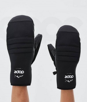 Black Men's Dope Ace Snowboard Gloves | India_D1450