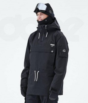 Black Men's Dope Annok 2021 Ski Jackets | India_D2344