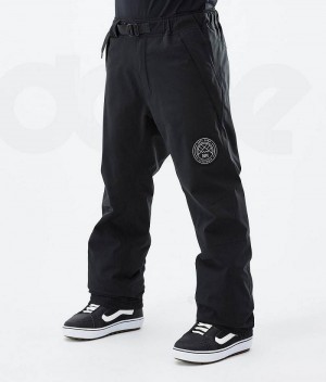 Black Men's Dope Blizzard Snowboard Pants | India_D1639