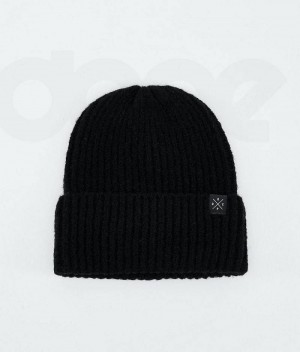 Black Men's Dope Chunky Beanies | India_D2059