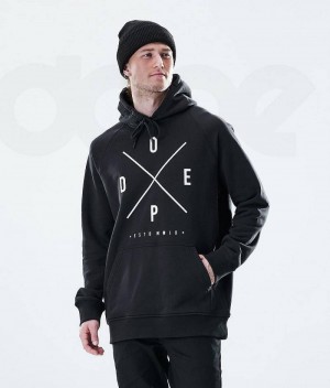 Black Men's Dope Daily Hoodies | India_D2020