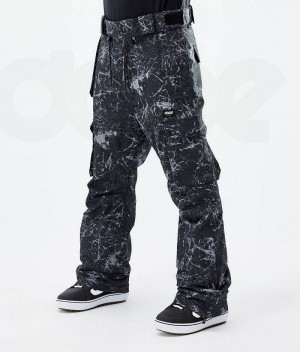 Black Men's Dope Iconic Snowboard Pants | India_D1068