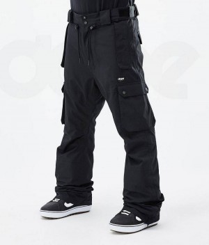 Black Men's Dope Iconic Snowboard Pants | India_D1959