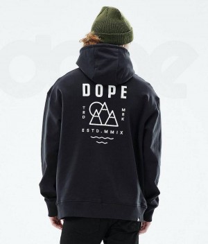 Black Men's Dope Ozed Hoodies | India_D1385