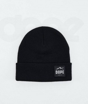 Black Men's Dope Paradise Beanies | India_D1890