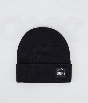 Black Men's Dope Paradise Beanies | India_D1640