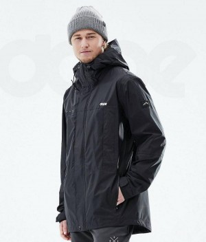 Black Men's Dope Ranger Light Outdoor Jackets | India_D2361