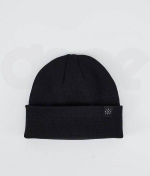 Black Men's Dope Solitude Beanies | India_D1871