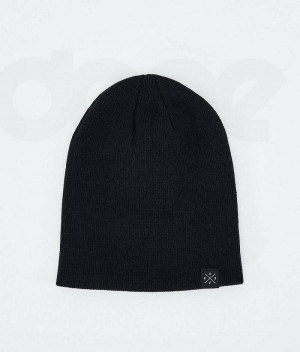 Black Men's Dope Solitude Beanies | India_D2248