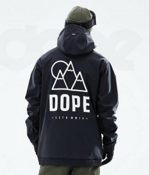 Black Men's Dope Yeti 2021 Snowboard Jackets | India_D1504