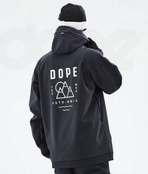 Black Men's Dope Yeti Ski Jackets | India_D1241