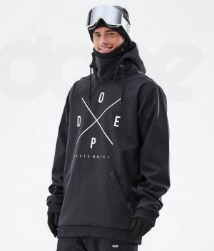 Black Men's Dope Yeti Ski Jackets | India_D1543