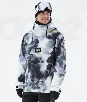 Black Purple Men's Dope Blizzard Ski Jackets | India_D1962