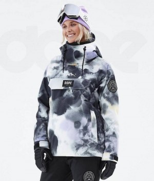 Black Purple Women's Dope Blizzard W Ski Jackets | India_D1774