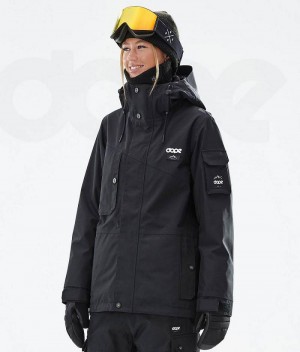 Black Women's Dope Adept W Snowboard Jackets | India_D2336