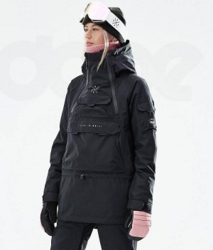 Black Women's Dope Akin W 2021 Snowboard Jackets | India_D2251