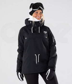 Black Women's Dope Annok W 2019 Snowboard Jackets | India_D1915