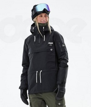 Black Women's Dope Annok W 2021 Snowboard Jackets | India_D1560