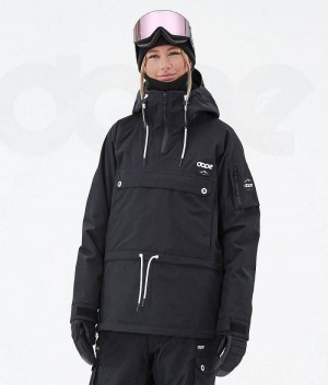 Black Women's Dope Annok W Ski Jackets | India_D1337