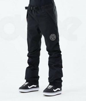 Black Women's Dope Blizzard W 2021 Snowboard Pants | India_D2142