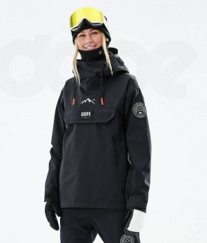 Black Women's Dope Blizzard W 2021 Snowboard Jackets | India_D1107