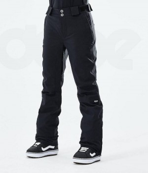 Black Women's Dope Con W 2021 Snowboard Pants | India_D1263