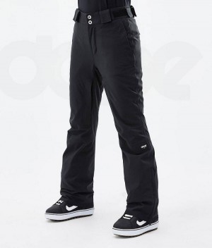 Black Women's Dope Con W Snowboard Pants | India_D2311