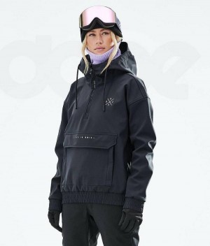 Black Women's Dope Cyclone W 2021 Ski Jackets | India_D2219