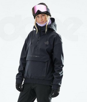 Black Women's Dope Cyclone W 2021 Snowboard Jackets | India_D2080