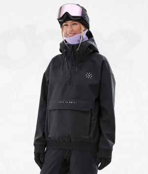 Black Women's Dope Cyclone W Ski Jackets | India_D1431