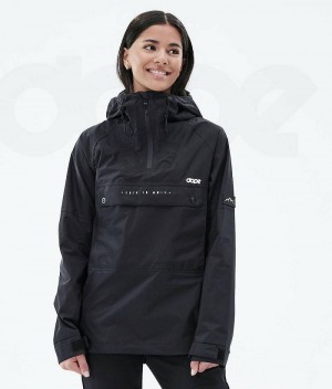 Black Women's Dope Hiker Light W Outdoor Jackets | India_D1793