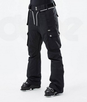 Black Women's Dope Iconic W Ski Pants | India_D1663