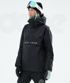 Black Women's Dope Legacy W 2021 Snowboard Jackets | India_D2292