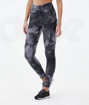 Black Women's Dope Lofty Tech Leggings | India_D2339