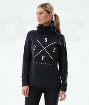 Black Women's Dope Snuggle W Base Layer Tops | India_D1704