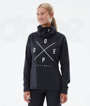 Black Women's Dope Snuggle W Base Layer Tops | India_D1251