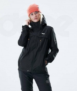 Black Women's Dope Trekker W Outdoor Jackets | India_D2300