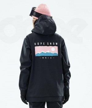 Black Women's Dope Yeti 2021 Ski Jackets | India_D2048