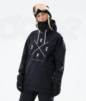 Black Women's Dope Yeti W 2021 Snowboard Jackets | India_D1063