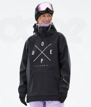 Black Women's Dope Yeti W Ski Jackets | India_D2349