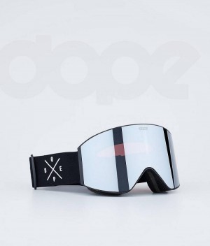 Black / Silver Men's Dope Sight Goggles | India_D2119