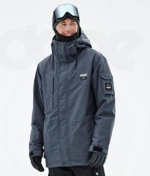 Blue Men's Dope Adept Snowboard Jackets | India_D1384