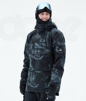 Blue Men's Dope Akin 2021 Snowboard Jackets | India_D1127