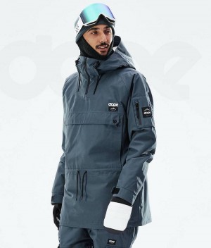 Blue Men's Dope Annok 2021 Snowboard Jackets | India_D1956