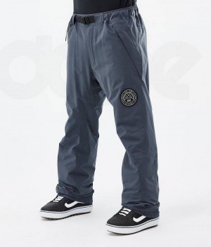 Blue Men's Dope Blizzard Snowboard Pants | India_D2370