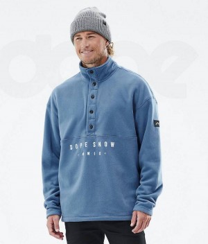 Blue Men's Dope Comfy Fleece | India_D1547