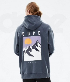 Blue Men's Dope Common Hoodies | India_D1681