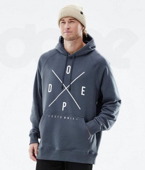 Blue Men's Dope Common Hoodies | India_D2442