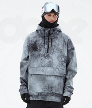 Blue Men's Dope Cyclone Snowboard Jackets | India_D1682